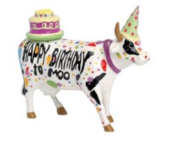 Happy Birthday To Moo! (medium ceramic)