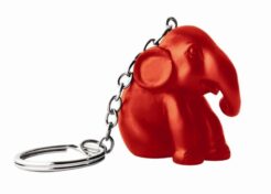 Key ring red sitting