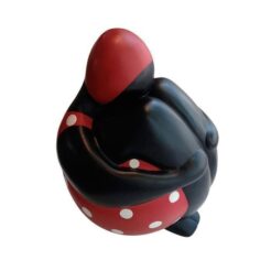 Ballerine assise rouge petite