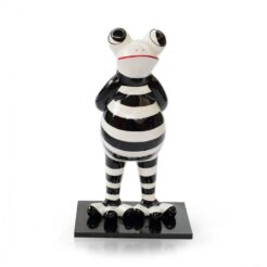 Standing Frog Black/white
