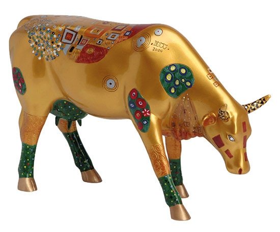 Klimt cow Kunst en Kadootjes