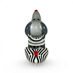 Sitting Hotdog multi color silver Kunst en Kadootjes