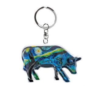 Cart & Keyring vincents's cow Kunst en Kadootjes