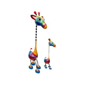 Crazy Giraffe Multicolor small Kunst en Kadootjes