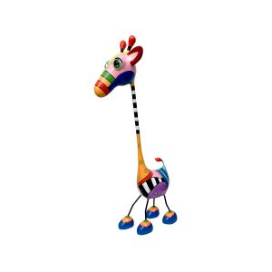 Crazy Giraffe Multicolor small Kunst en Kadootjes
