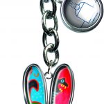 Keychain mies van hout Kunst en Kadootjes