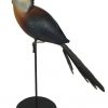 Vogel blauw/bruin Kunst en Kadootjes