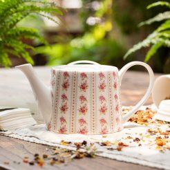Theepot Boeket Rood Kunst en Kadootjes
