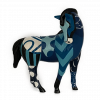 Paard "Marc" Blauw Kunst en Kadootjes