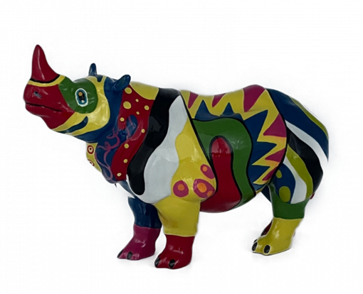Rhino "Jasper" Multicolor Kunst en Kadootjes