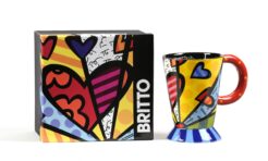 Rare mug Britto avec anse rouge