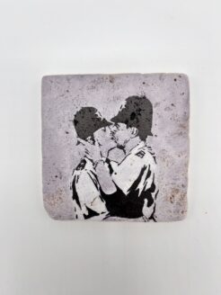 Banksy Tuile 'Kissing Coppers'