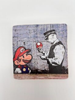 Banksy Tuile 'Mario and Cop'