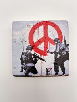 Banksy Tuile 'Peace Soldiers'