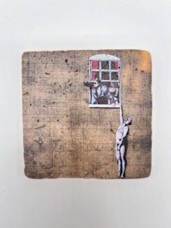 Banksy Tuile 'Well Hung Lover'