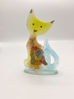 Chat debout moyen - Hydra Lime