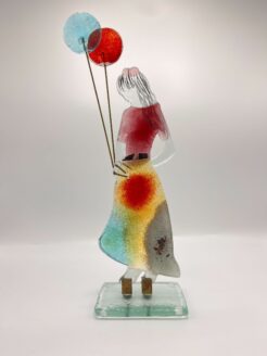 Fille de verre avec ballon - Ritmo