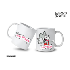 Mug en céramique Banksy 325 ml - Mickey Living the Dream