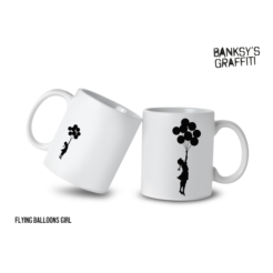 Tasse en céramique Banksy 325 ml - Flying Balloons Girl