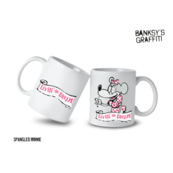 Mug en céramique Banksy 325 ml – Minnie Living the Dream