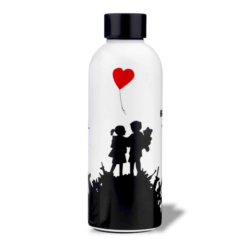 Bouteille d'eau double Graffiti de Banksy 500 ml - Kids on Guns Hill
