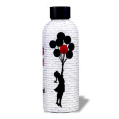 Bouteille d'eau double Graffiti de Banksy 500 ml - Flying Balloons Girl