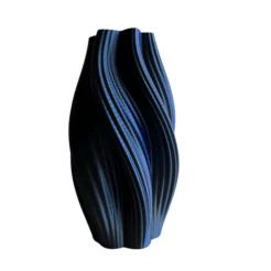 Vase multicolore « Hot Ice Cream » (bleu/violet/noir) 20 cm