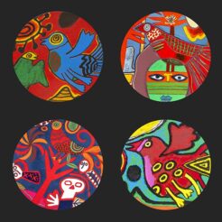 Dessous de verre Corneille birds