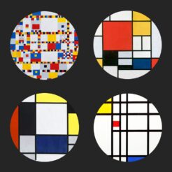 Dessous de verre Mondriaan