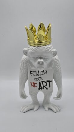 Street Monkey Crown – Follow Your Heart – White (Diederik van Apple)