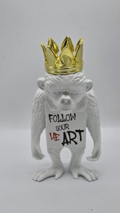 Street Monkey Crown – Follow Your Heart – White (Diederik van Apple)