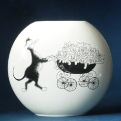 Vase Dubout - Famille Nombreuse (ovale)