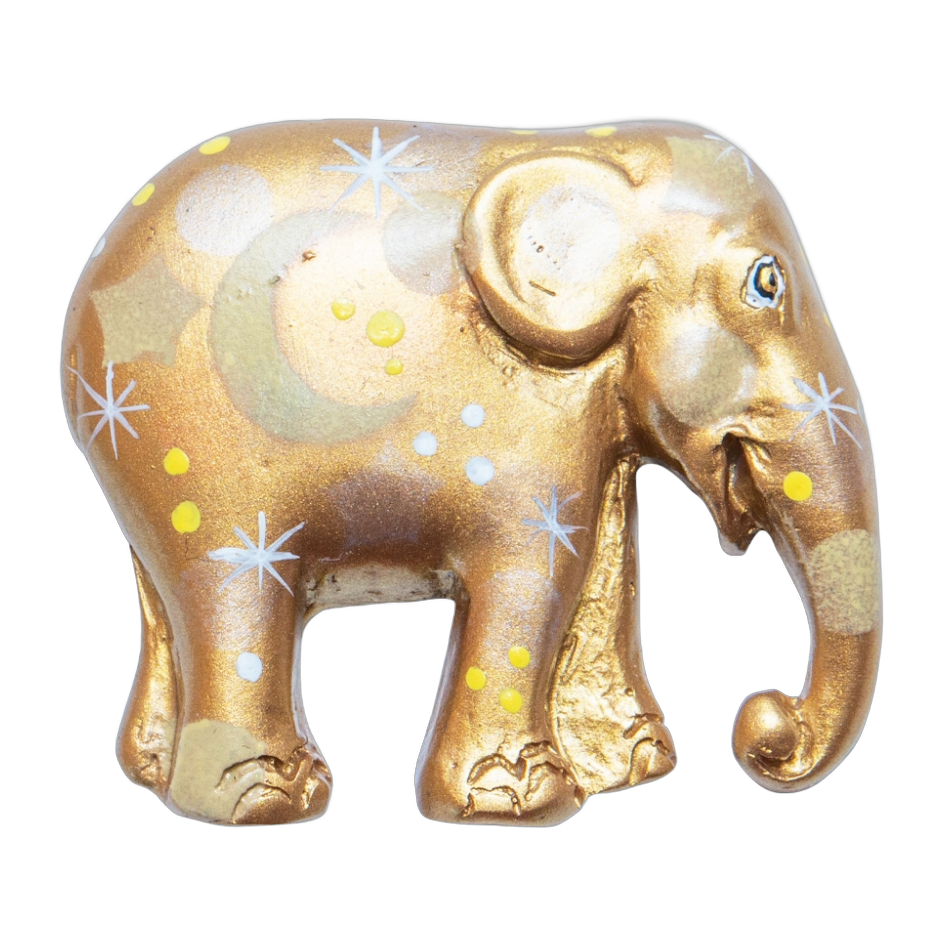 3D Aimant 7cm – Sparkling Celebration Gold