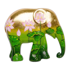 3D Magneet 7cm – Golden Lotus