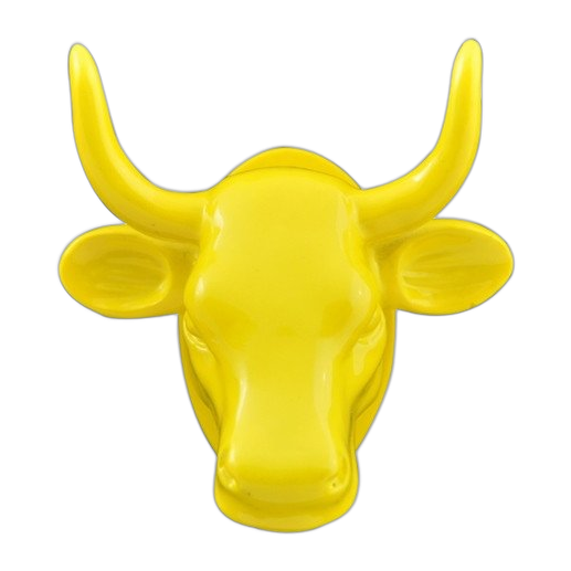 Aimant CowParade Jaune