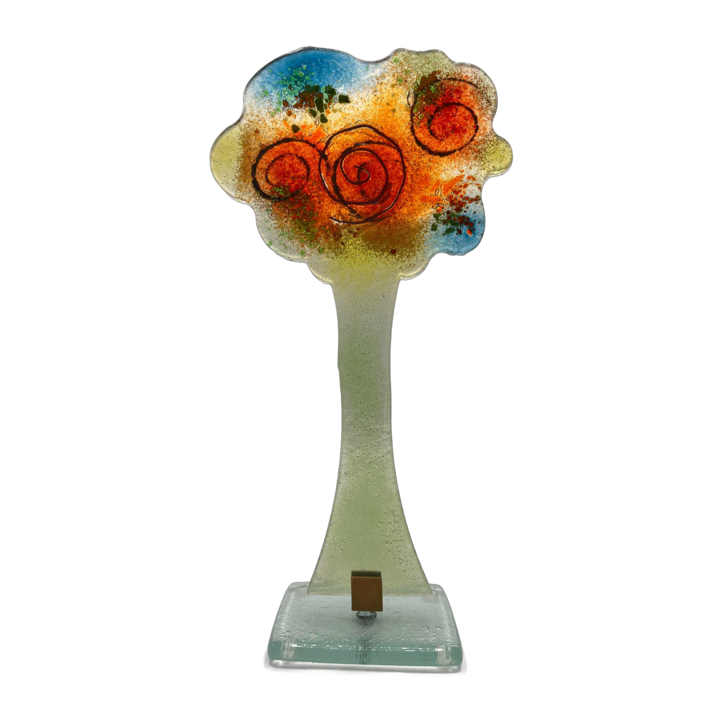 GaDecoGlass - Arbre de verre – Vert clair