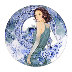 Assiette murale Sarah – Céramique – 26 cm