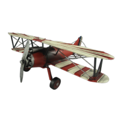 Avion rouge à deux étages