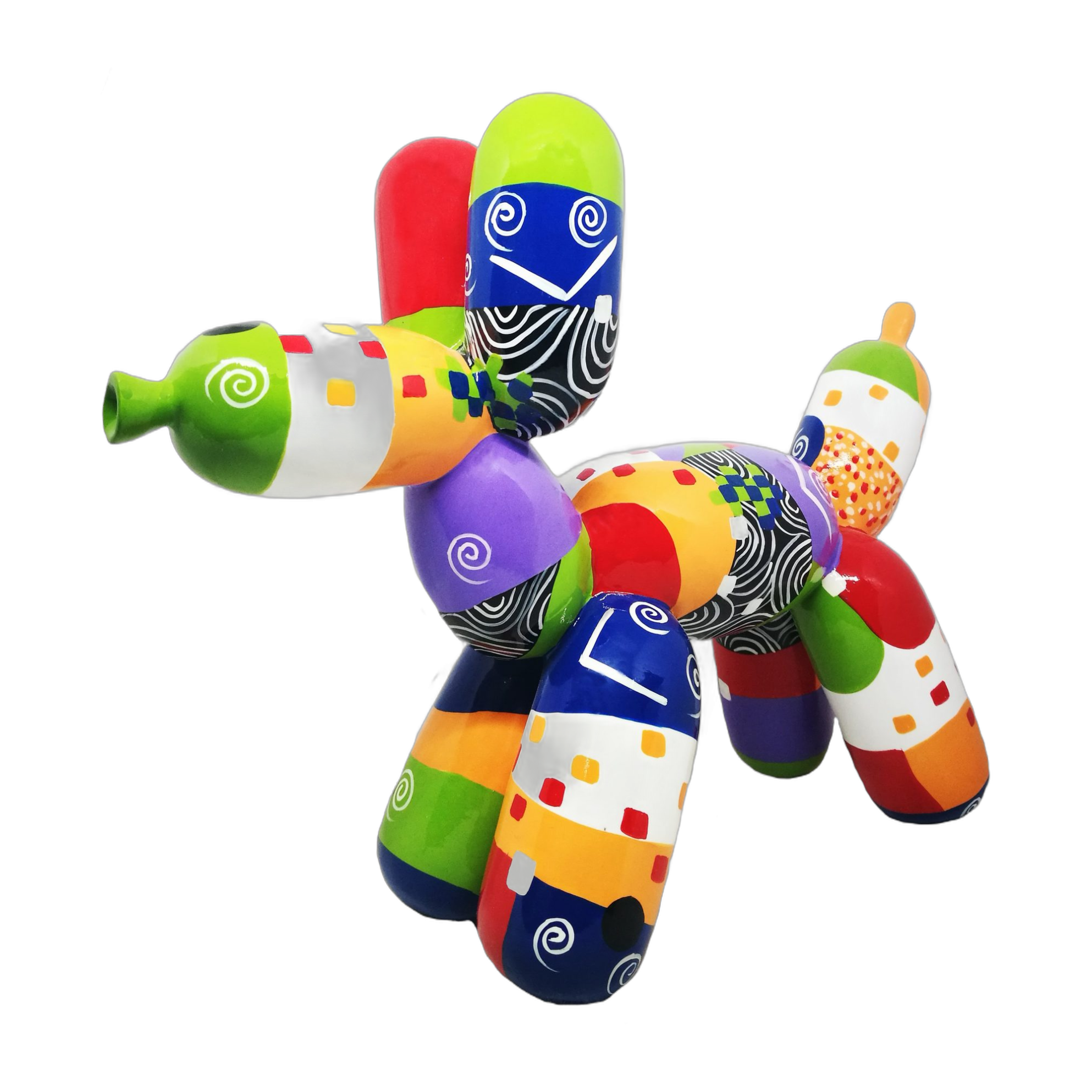 Balloon Dogs - Ballon Chien Patchwork Moyen