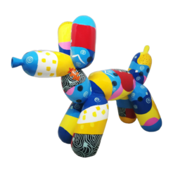 Balloon Dogs - Ballon Chien Patchwork Moyen