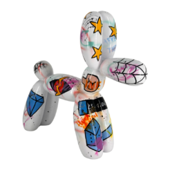 Juliarte - Balloon Dog – White Diamond