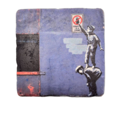 Banksy Tuile ‘Graffiti Is A Crime’