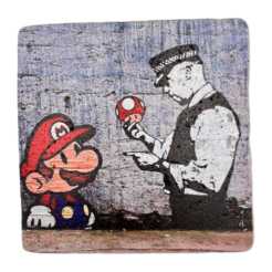 Banksy Tuile ‘Mario and Cop’