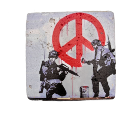 Banksy Tuile ‘Peace Soldiers’