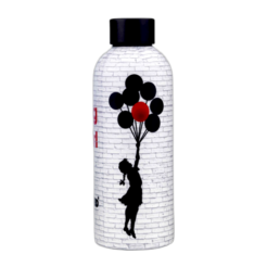 Bouteille d’eau double Graffiti de Banksy 500 ml – Flying Balloons Girl