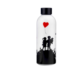 Bouteille d’eau double Graffiti de Banksy 500 ml – Kids on Guns Hill