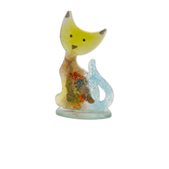 GaDecoGlass - Chat debout moyen – Hydra Lime