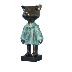 Chat Lizzy couleur bronze (Jacky Zegers)