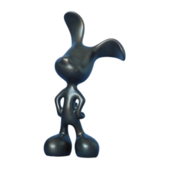 Chien Maurits couleur bronze (Jacky Zegers)