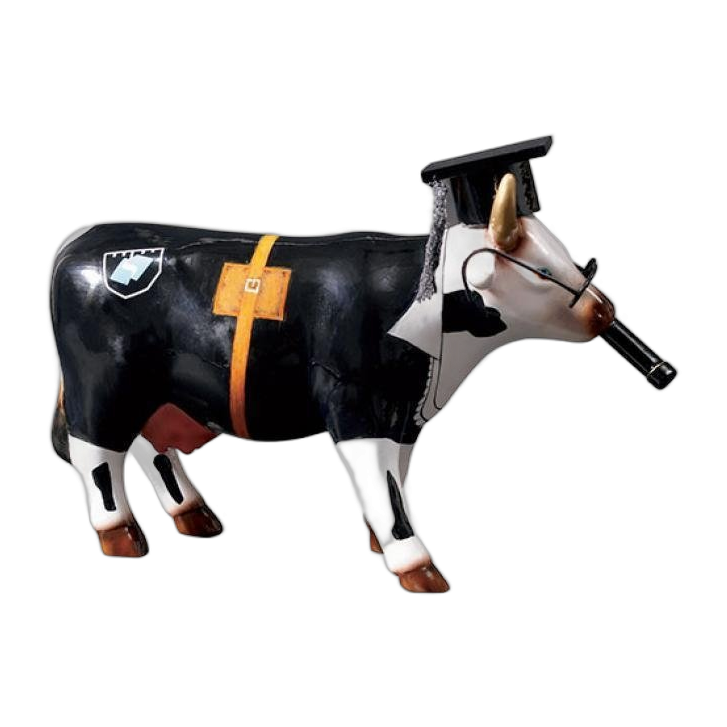 CowParade - Cow Doutora Ceramic